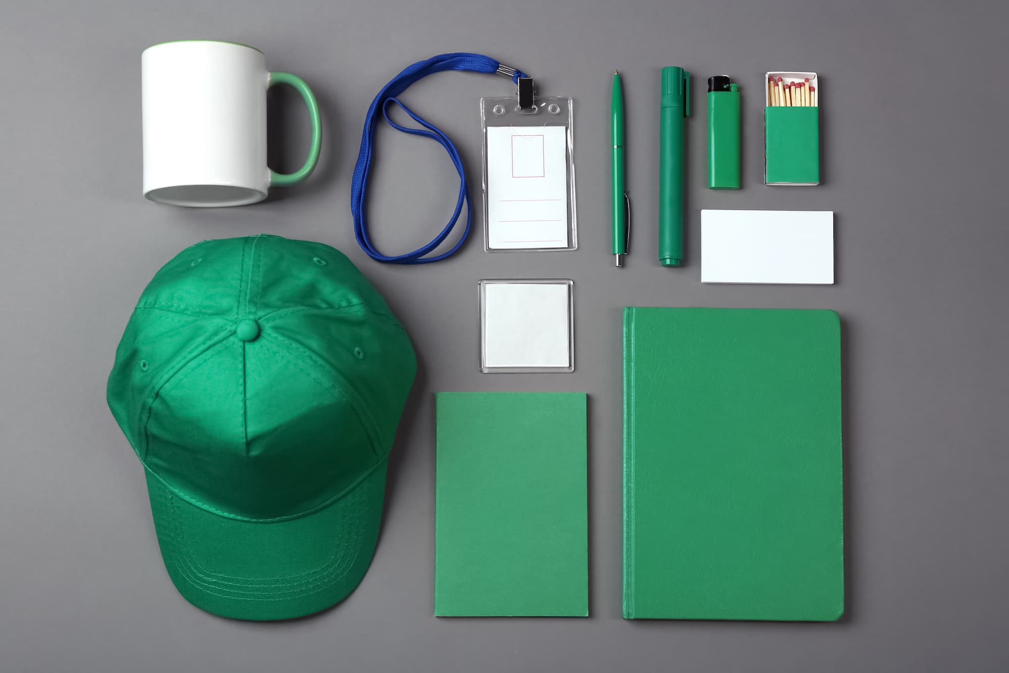 Set of Corporate Merchandise options